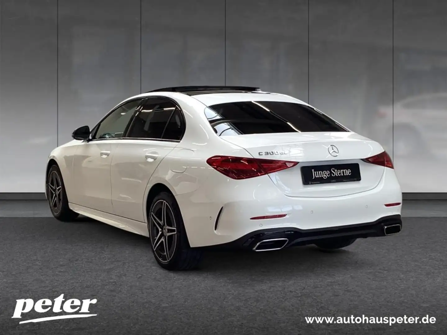Mercedes-Benz C 300 de AMG/Night/LED/Burmester/Panorama-SD/ Білий - 2