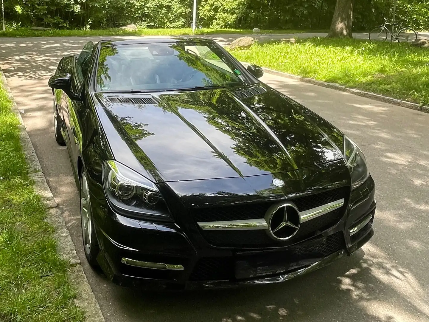 Mercedes-Benz SLK 250 Mercedes-Benz SLK 250 BE AMG Sport Pano HarmanK Noir - 2