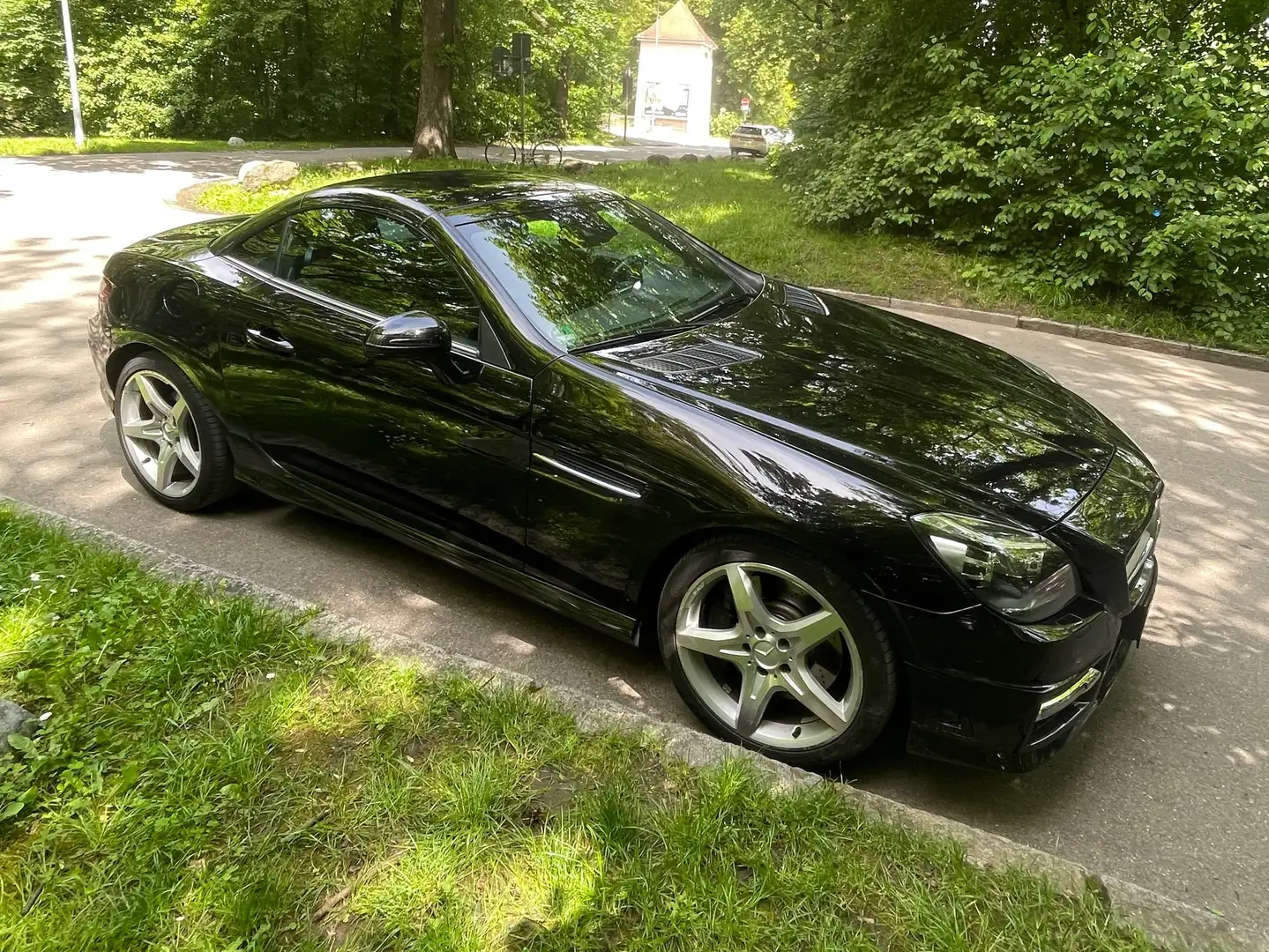 Mercedes-Benz SLK 250 Mercedes-Benz SLK 250 BE AMG Sport Pano HarmanK Noir - 1