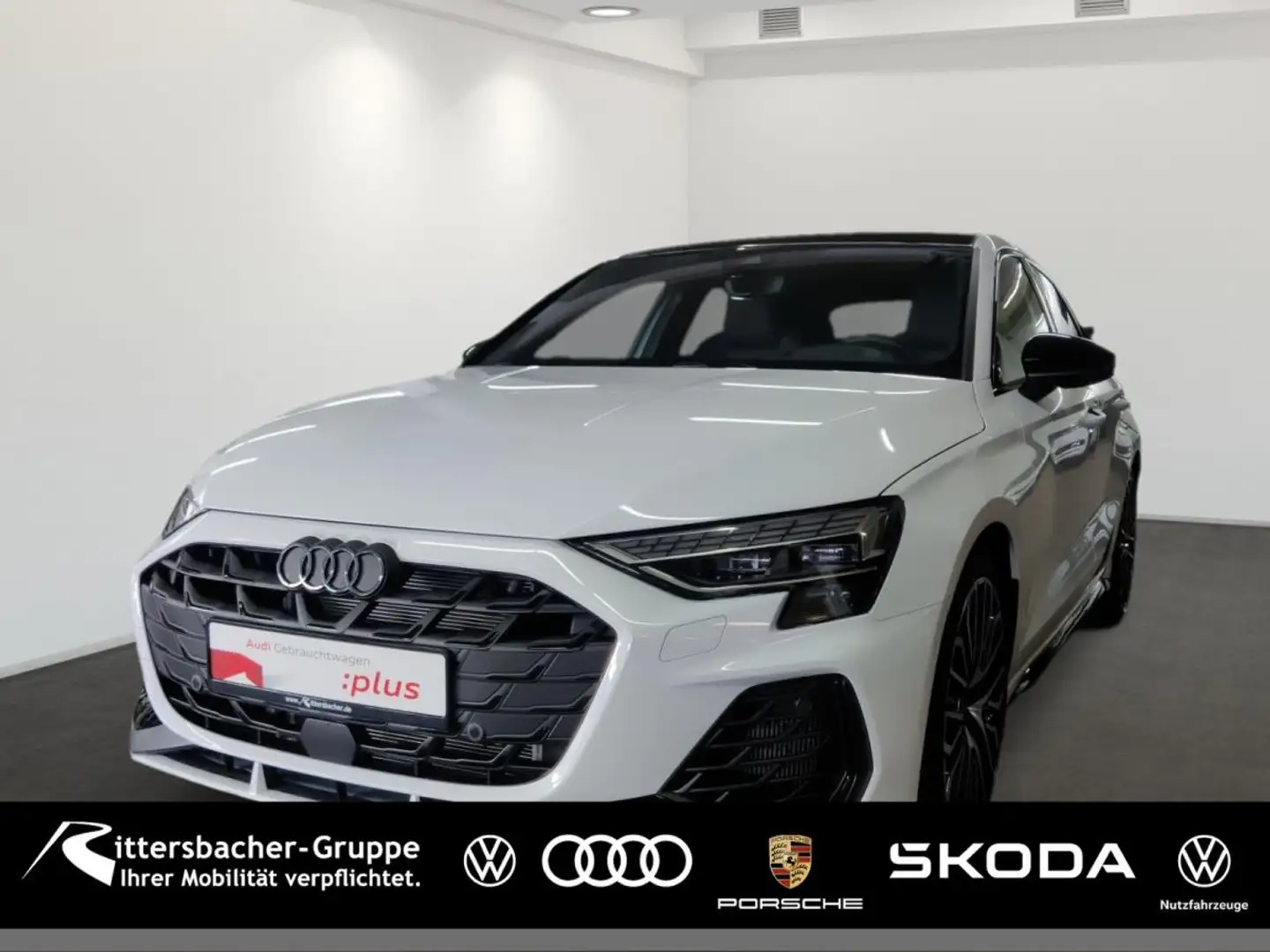 Audi S3 Sportback Navi+ParkenPlus+Fahren Paket Matrix PANO Weiß - 1
