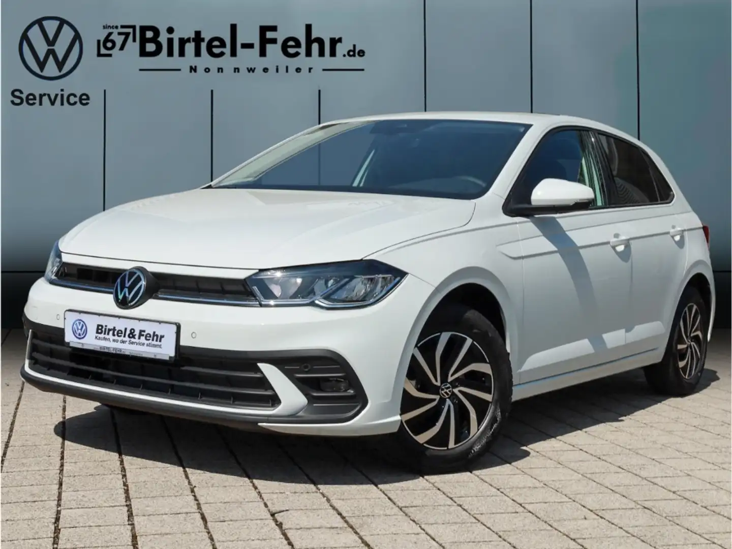 Volkswagen Polo VI Life 1.0 TSI 5-Gang LED PDC APP CONNECT MFL DIG Weiß - 1