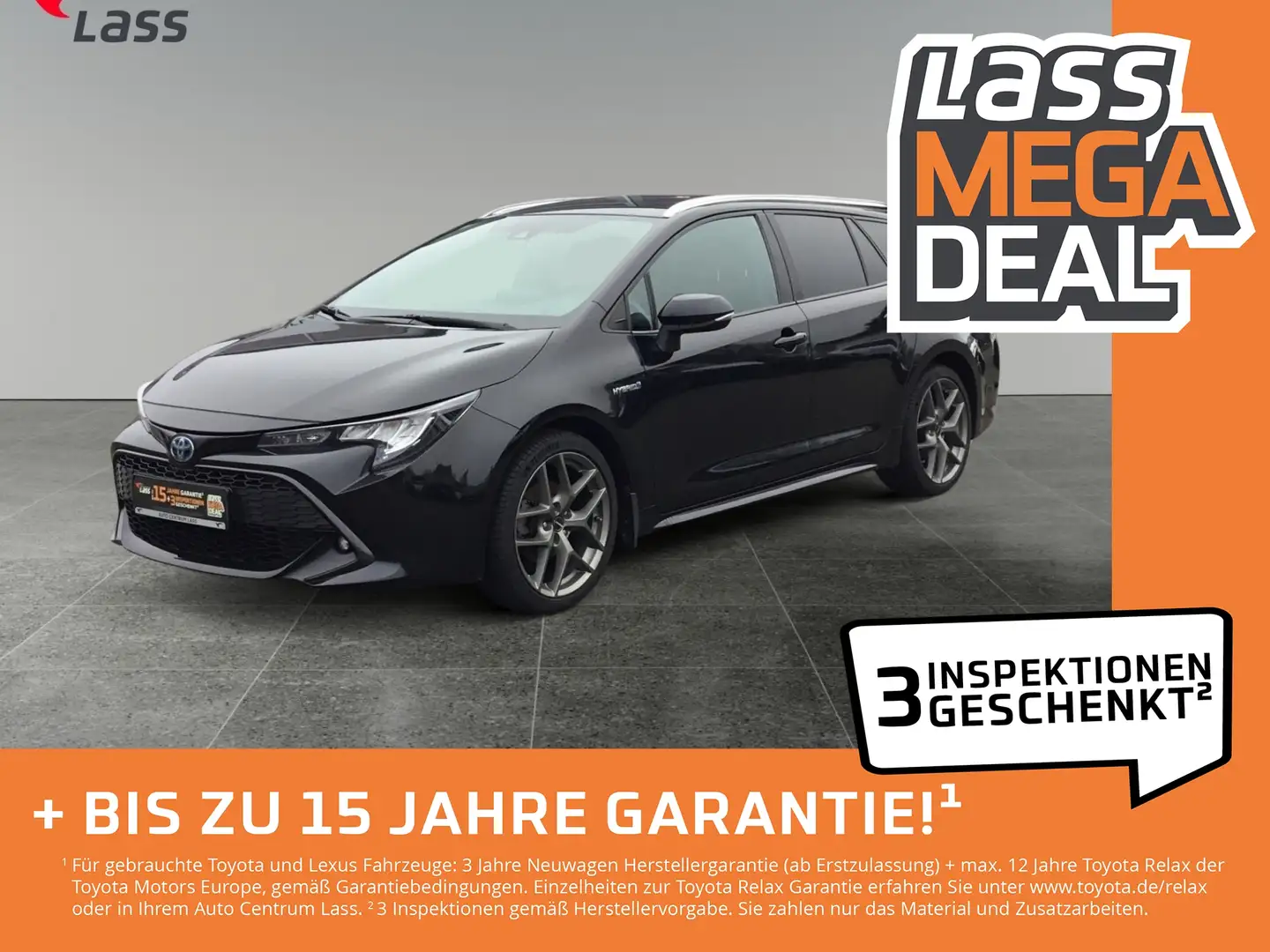 Toyota Corolla TS 1.8 Comfort NAVI, HYBRID, SHZ Zwart - 1