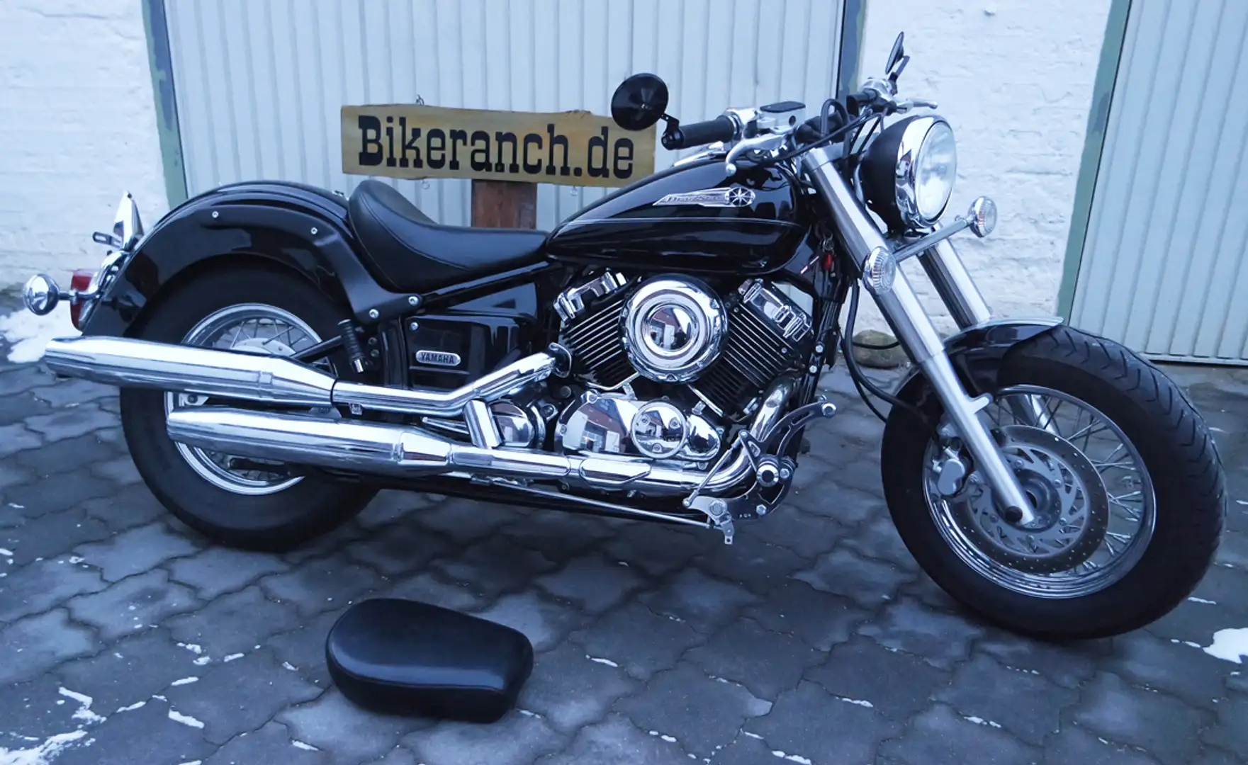 Yamaha XVS 650 Classic* Black Edition* Oldskool - Umbau* Traum* Negro - 2