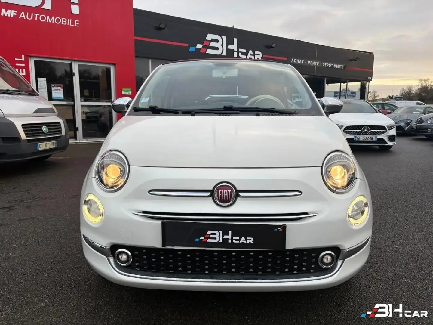 Fiat 500 CABRIOLET 1.2 69 CH CLUB Noir - 2