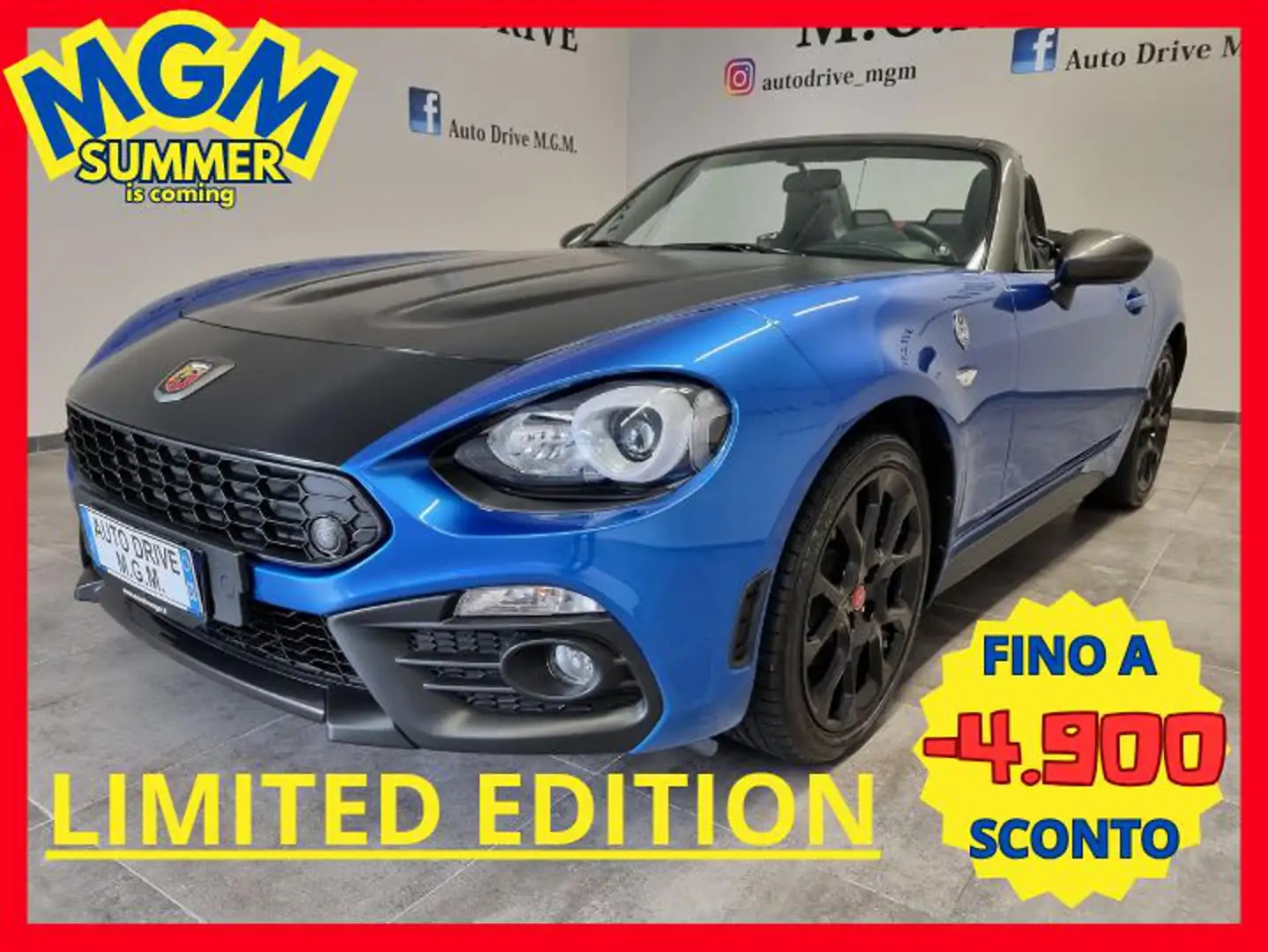 Abarth 124 Spider 1.4 Turbo MultiAir 170 CV 70esimo anniversario Azul - 1