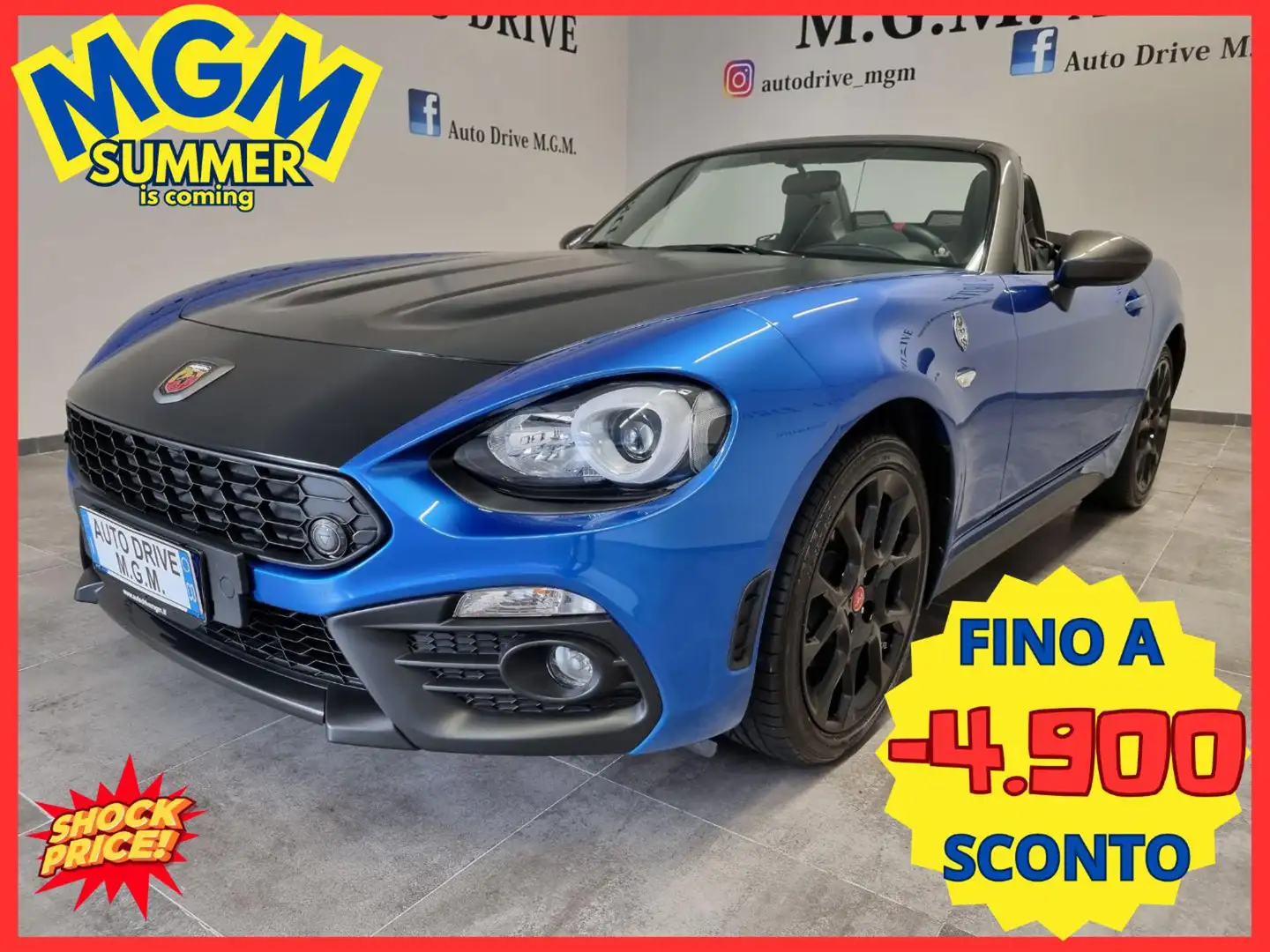 Abarth 124 Spider 1.4 Turbo MultiAir 170 CV 70esimo anniversario Azul - 1