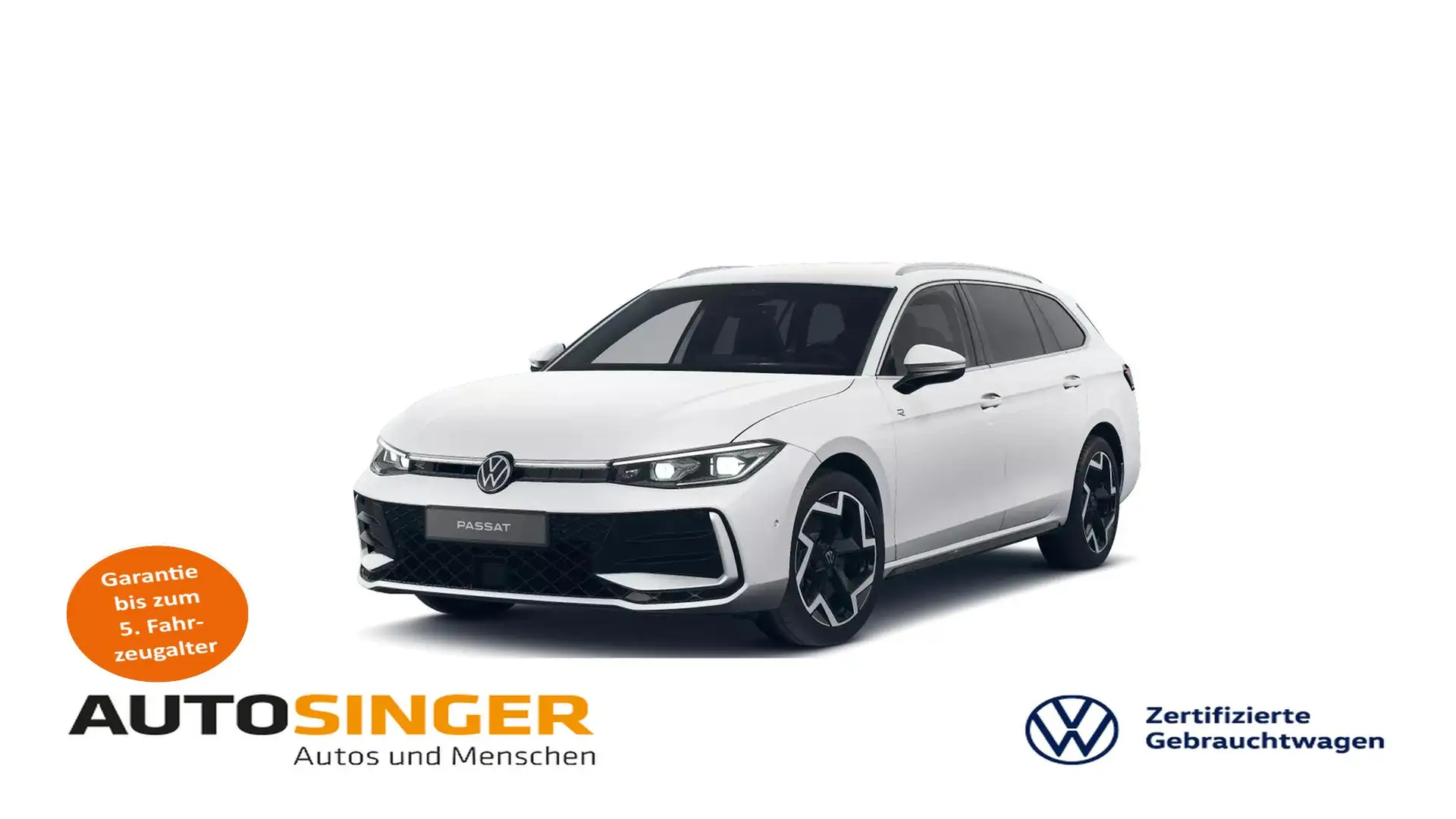 Volkswagen Passat Variant R-Line 2.0 TDI DSG 4M *STDHZ*AHK* Weiß - 1