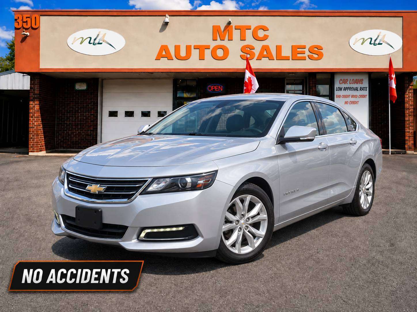 2019 Chevrolet Impala LT | Leather | Cam | Navi | Sunroof | Certified