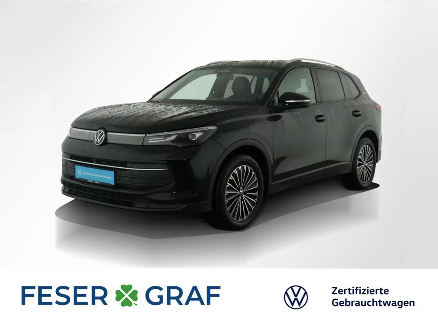 Volkswagen Tiguan Goal 1.5 eTSI DSG Navi AHK Kamera LED Schwarz - 1