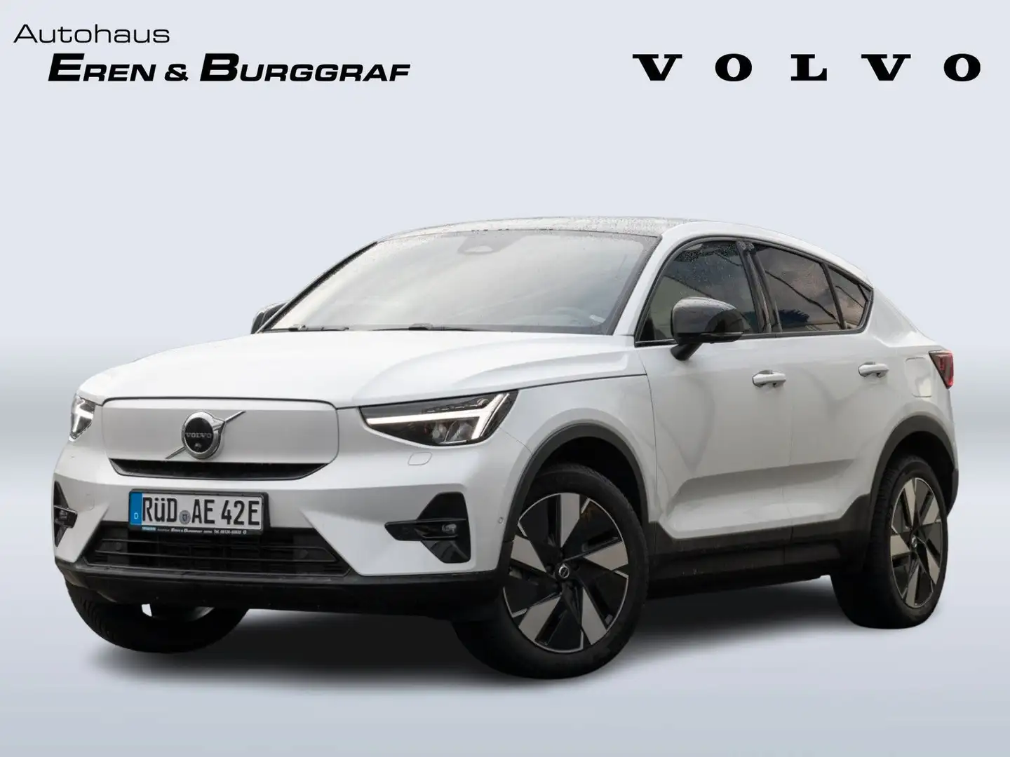 Volvo C40 Ultimate Recharge Pure Electric AWD+20"+0,5% Weiß - 1