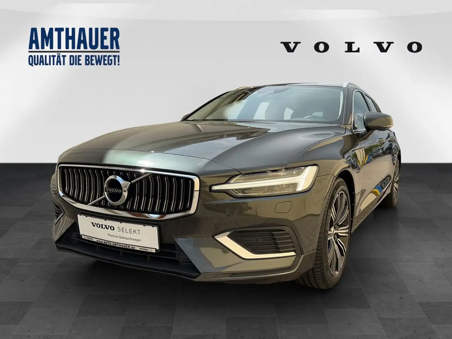 Volvo V60 T8 Inscription Recharge - AHK, ACC, Schiebed Grijs - 1