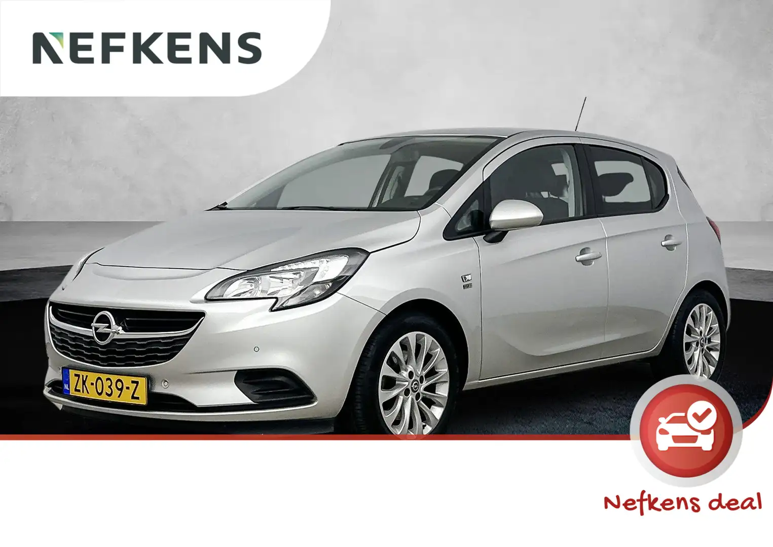 Opel Corsa 90pk Turbo 120 Jaar Edition | 1ste eigenaar | Wint Grijs - 1