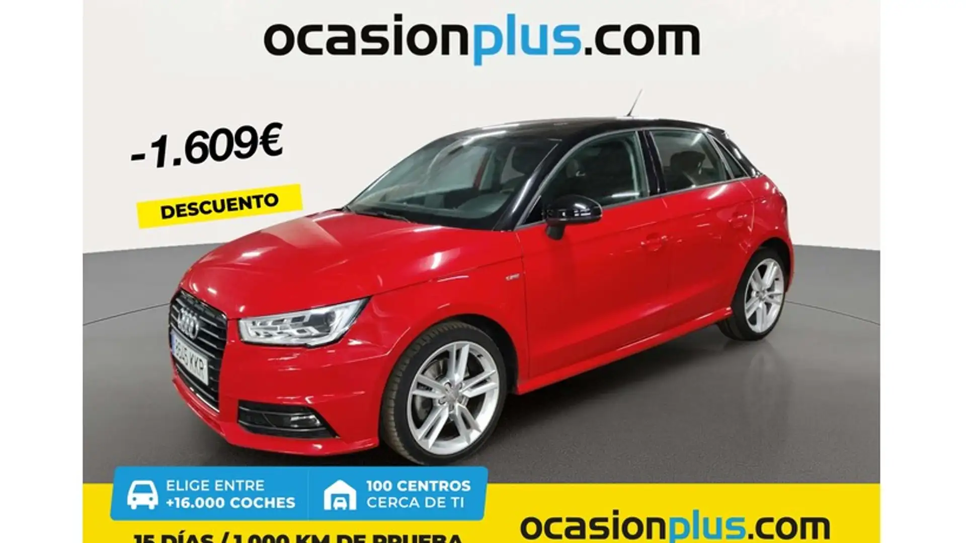 Audi A1 Sportback 1.6TDI Adrenalin Rojo - 1