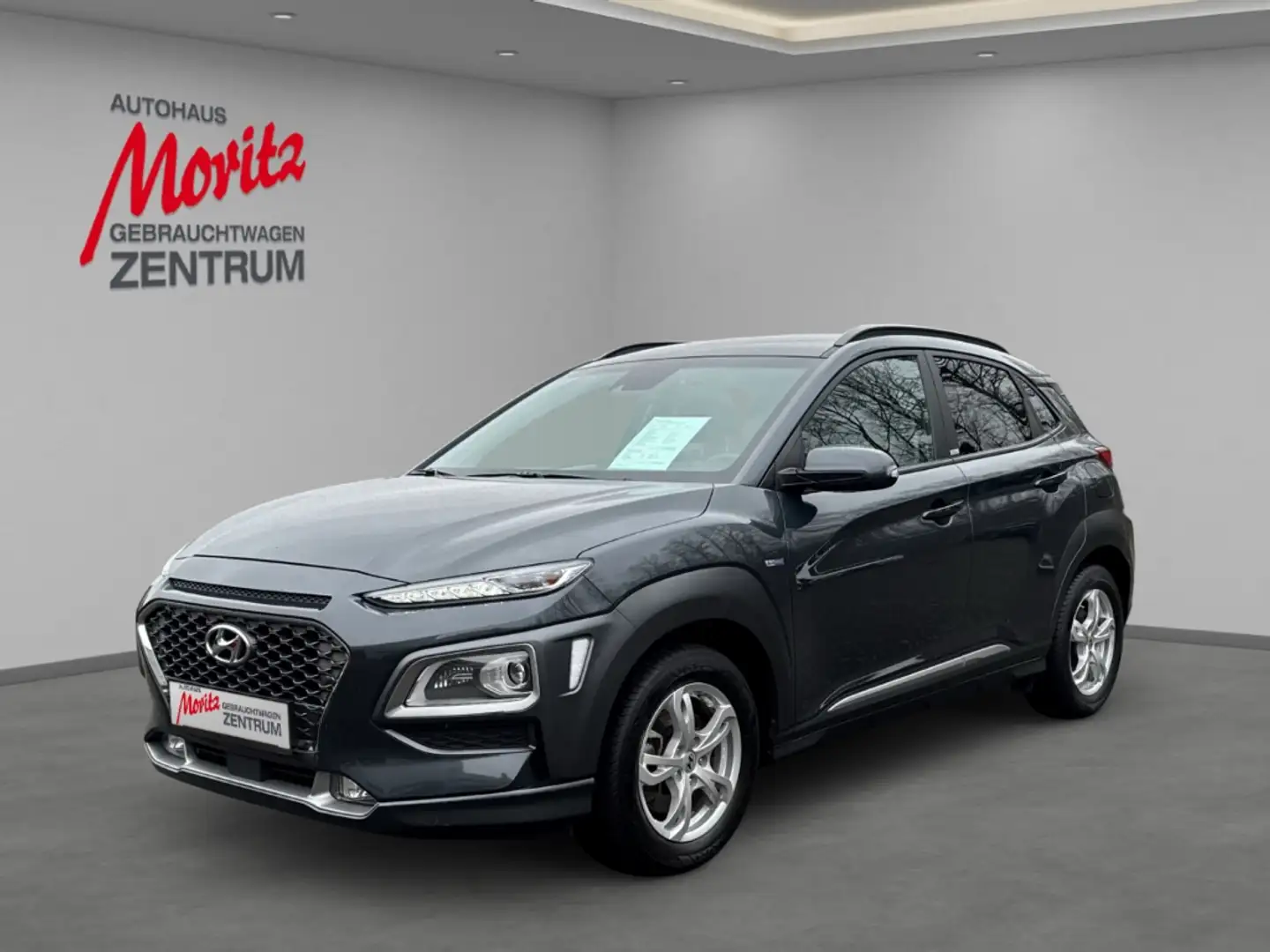 Hyundai KONA 1.6 Premium Hybrid 2WD Aut. LEDER HEAD UP Negru - 1