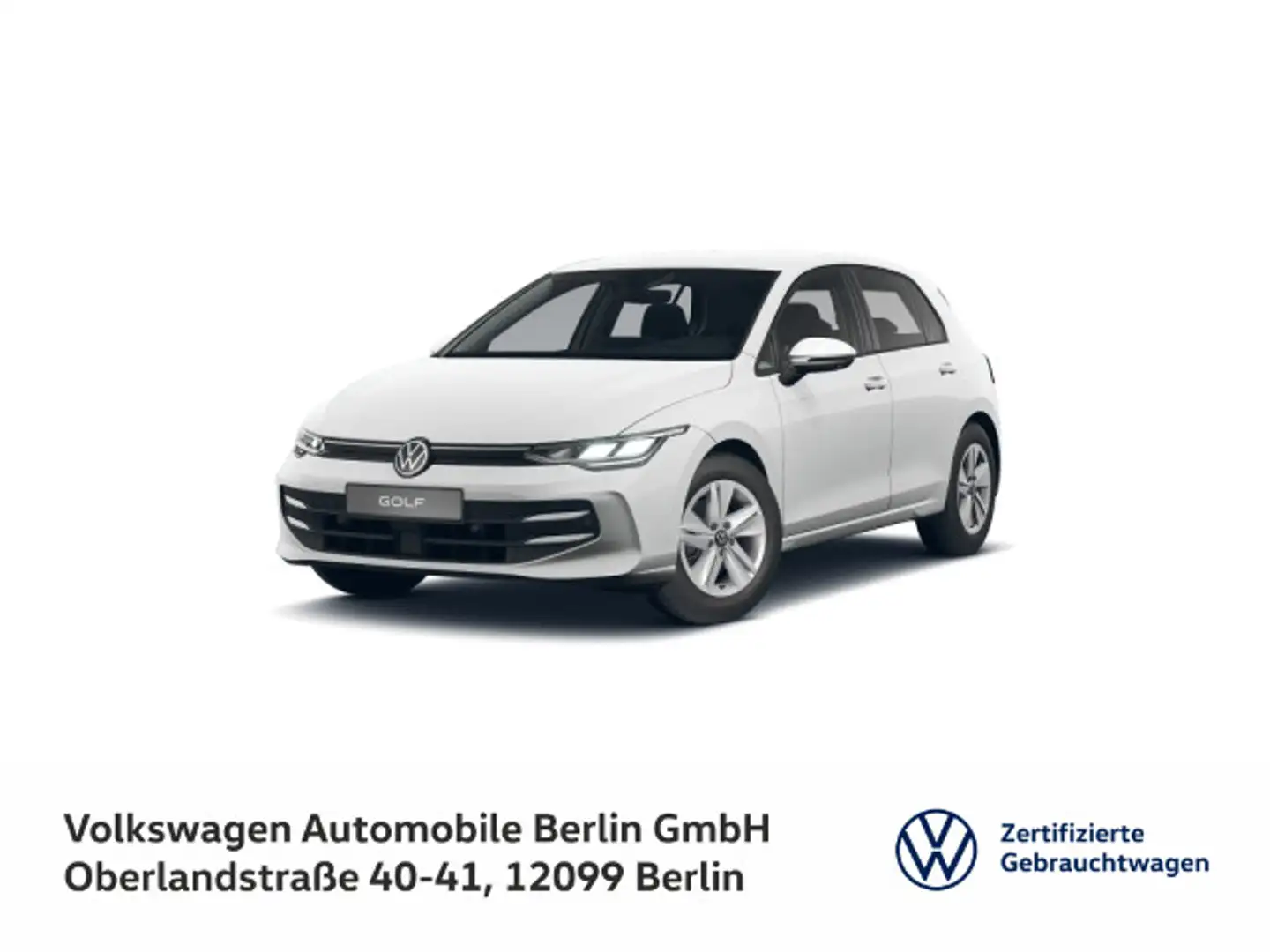 Volkswagen Golf VIII 1.5eTSI DSG LIFE STHZG NAVI LED Weiß - 1