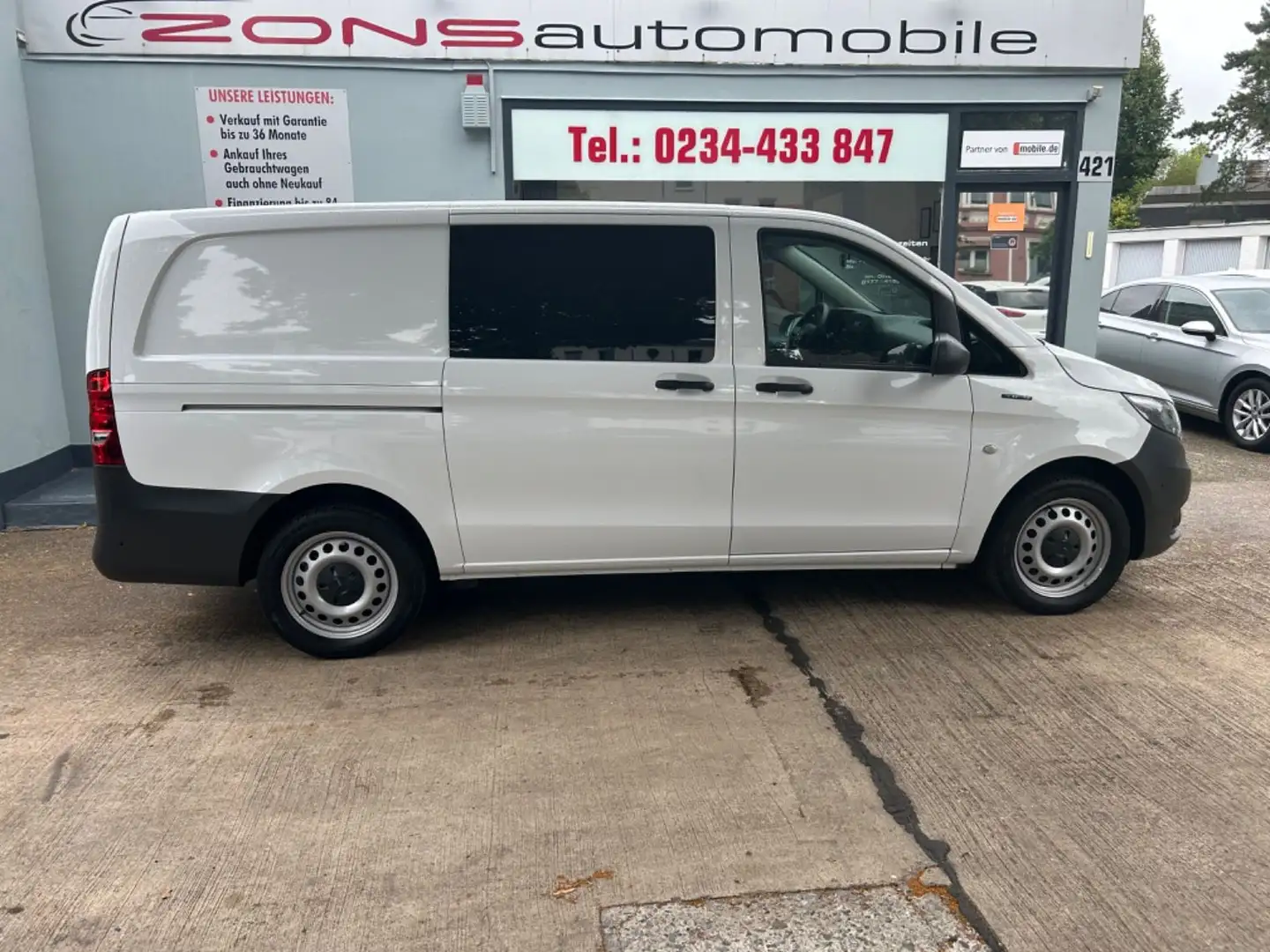 Mercedes-Benz Vito Kasten eVito 111/112 lang+NaviZB+PDC+SHZ+ Weiß - 2