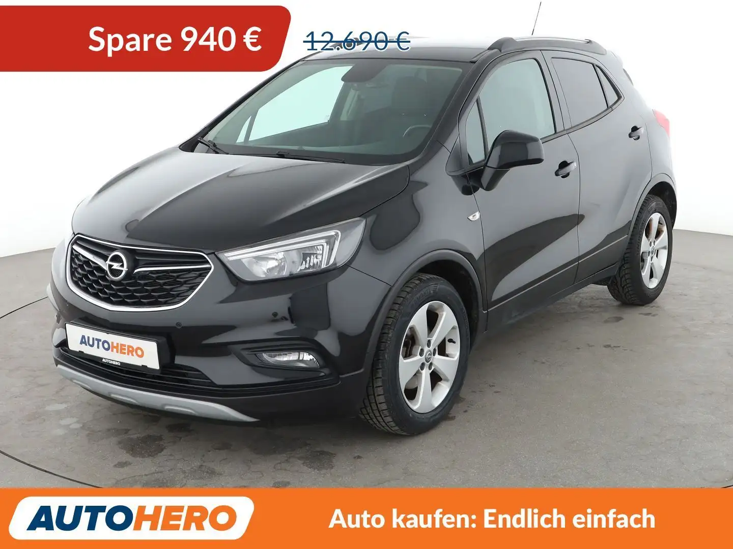 Opel Mokka X 1.4 Turbo Selective Start/Stop *NAVI*TEMPO*PDC* Schwarz - 1