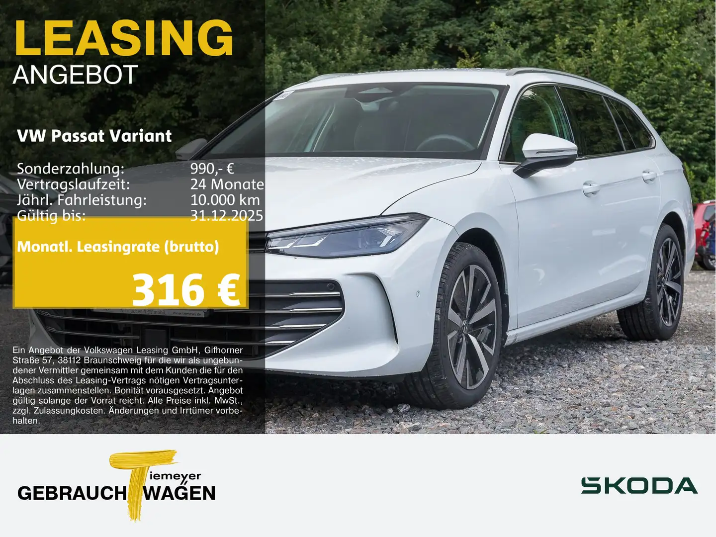 Volkswagen Passat Variant 1.5 eTSI DSG BUSINESS LM18 AHK KE Weiß - 1