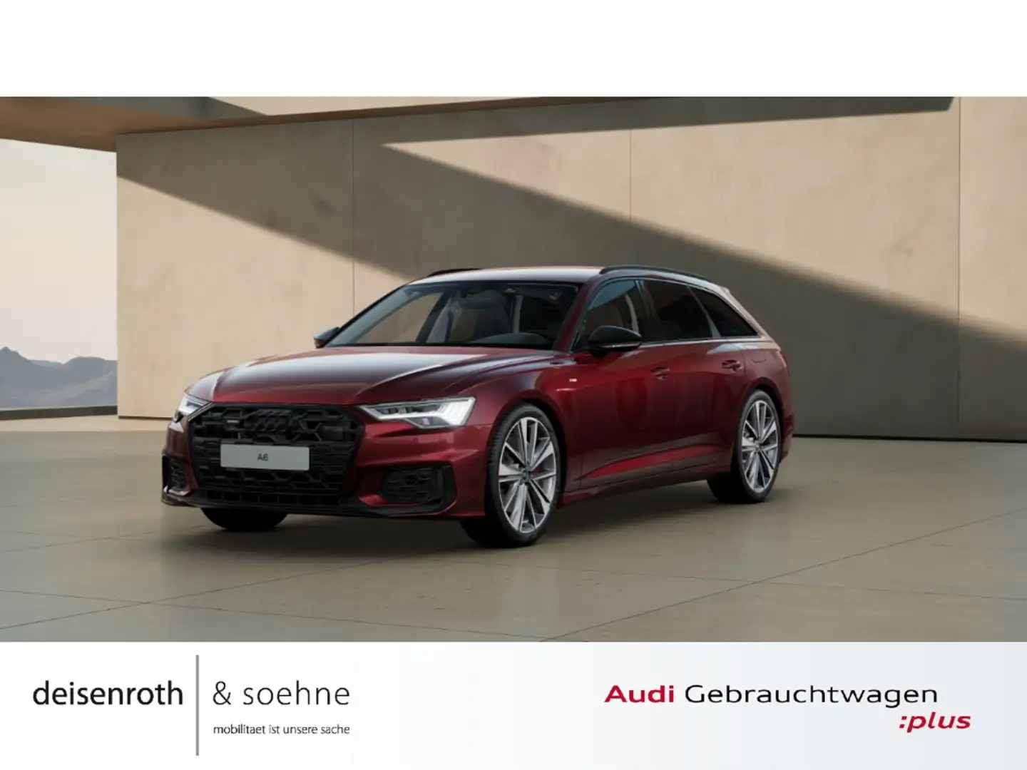 Audi A6 Avant S line 55 TFSI e AHK/HDMatrix/21''/S-Sitz/Ka Rot - 1
