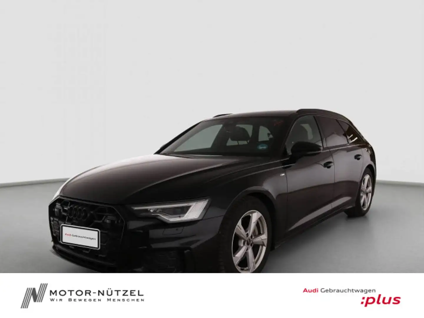 Audi A6 45 TDI QU S-LINE MATRIX+NAV+HuD+ACC+AHK Schwarz - 1