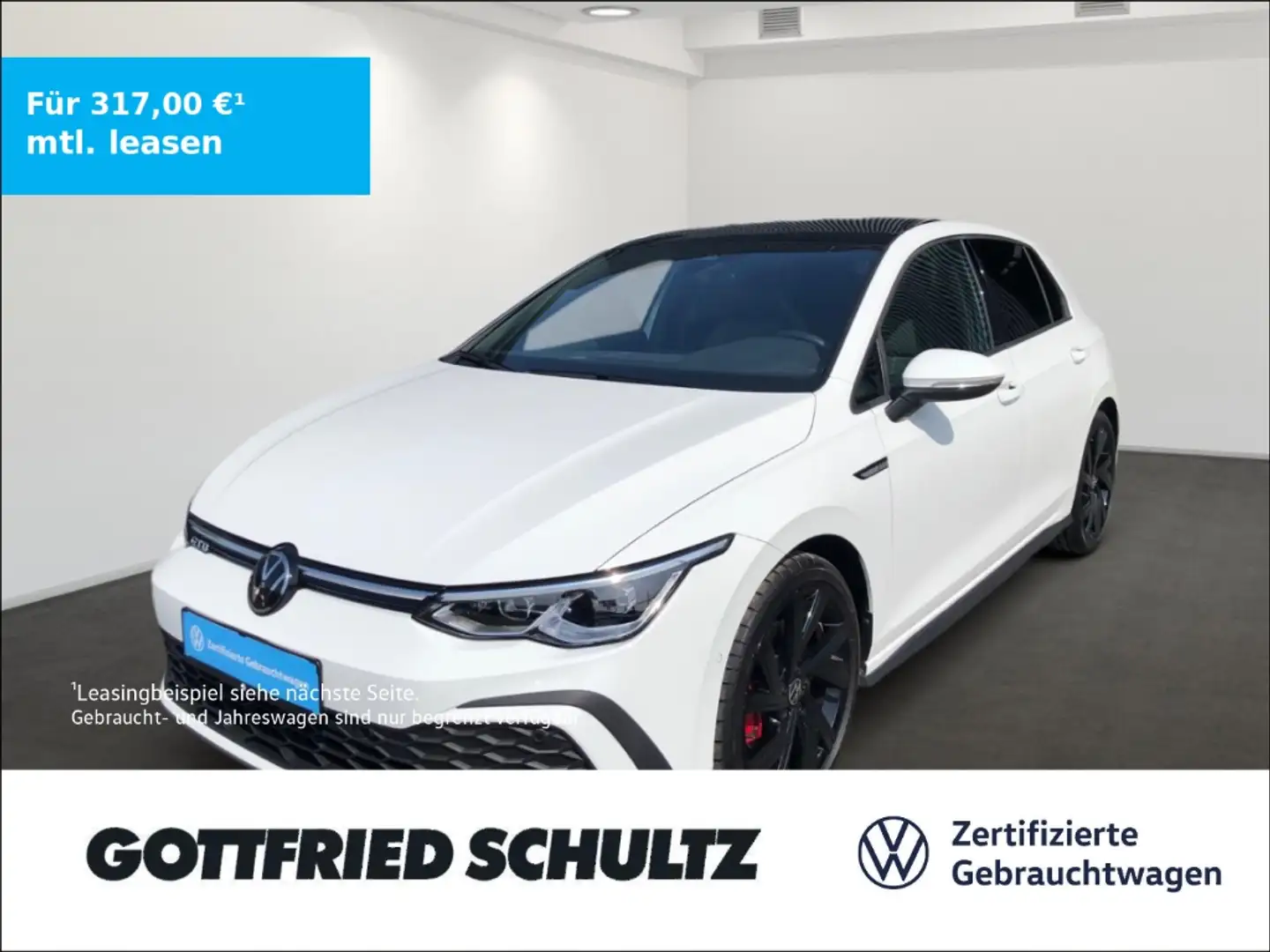 Volkswagen Golf VIII GTD DSG AHK PANO ACC EPH APP NAVI LED Weiß - 1