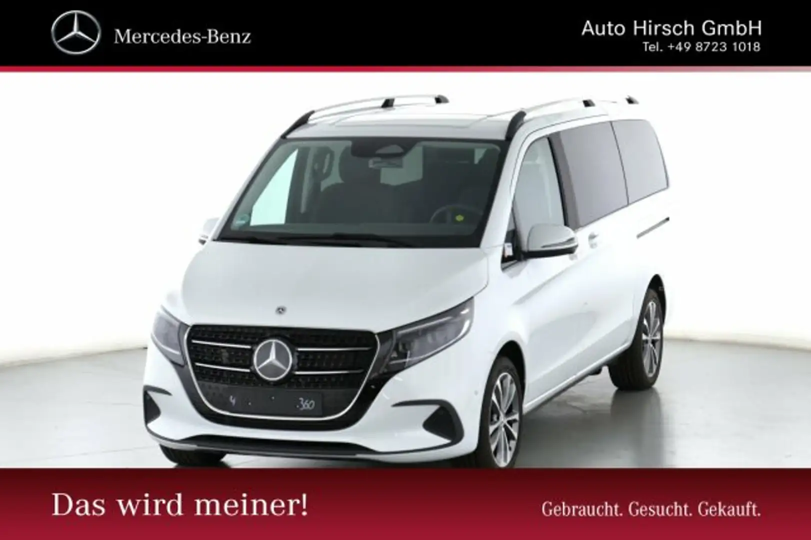 Mercedes-Benz V 220 V 220 d STYLE Lang Liege+Standheizung+AHK+360°+D Weiß - 1
