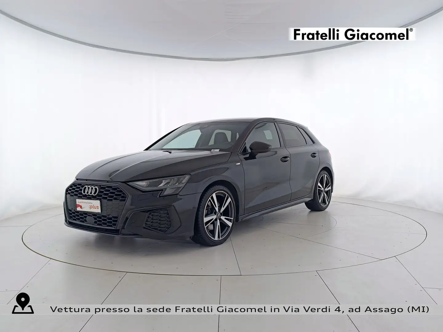 Audi A3 sportback 35 2.0 tdi s line edition s-tronic Noir - 1