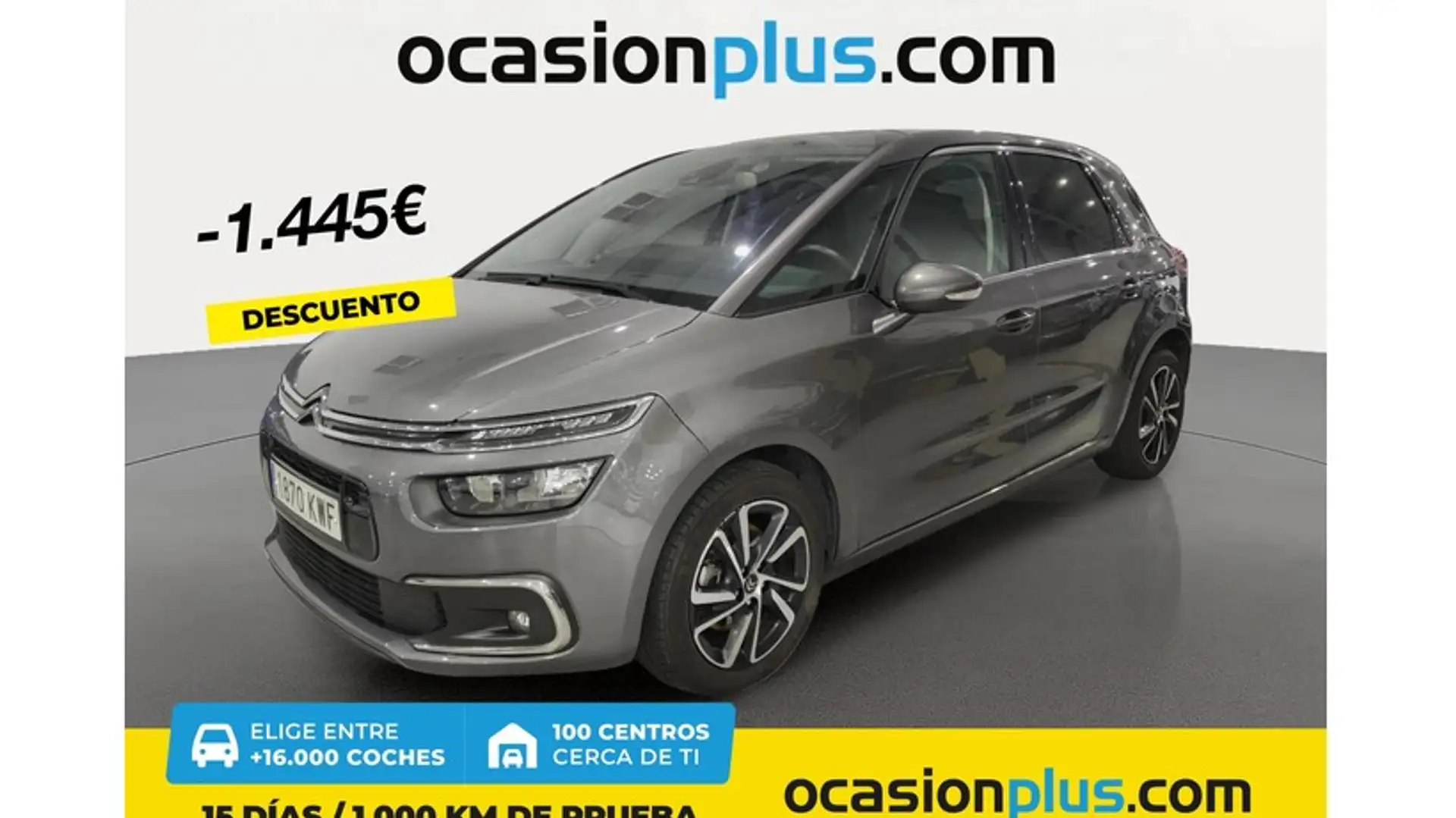 Citroen C4 Spacetourer 2.0BlueHDI S&S Feel EAT8 160 Gris - 1