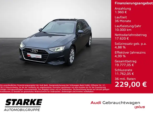 Audi A4 Avant 35 TDI S tronic NaviPlus AHK Kamera APS-P...