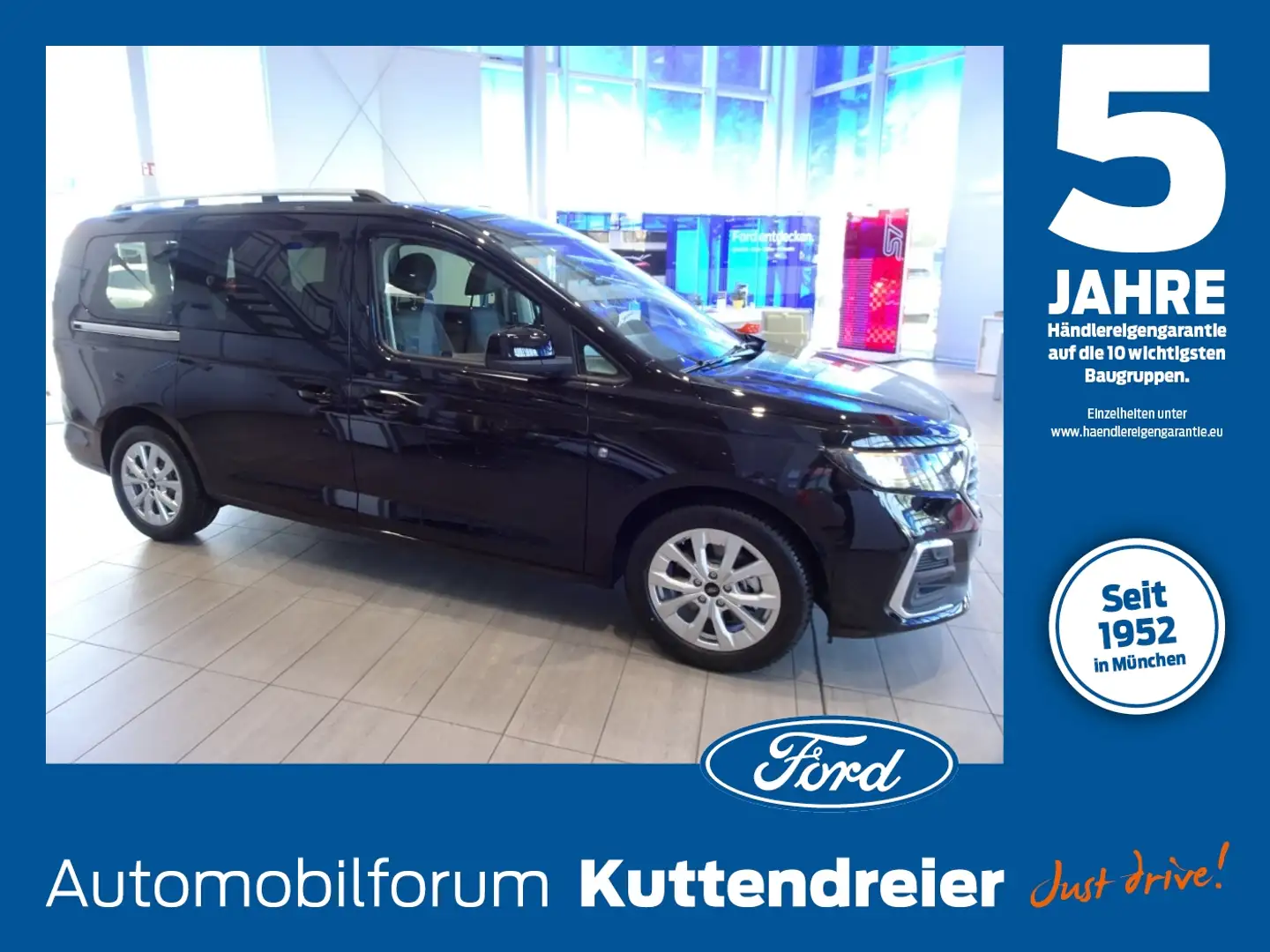 Ford Tourneo Connect Titanium L1 IACC*BLIS*KLIMAAUT Černá - 1