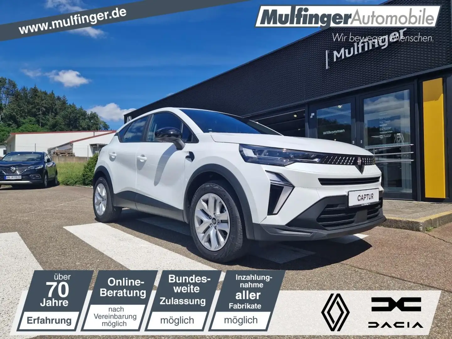 Renault Captur Evolution TCe 90 SITZHEIZUNG LED KAMERA Weiß - 1