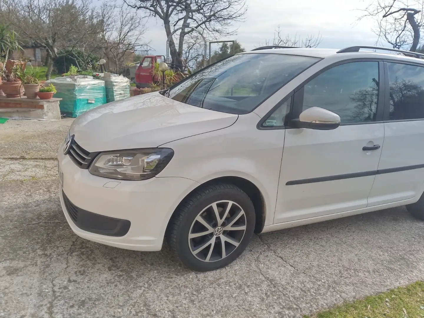 Volkswagen Touran Touran 1.9 tdi Trendline dsg Bianco - 2