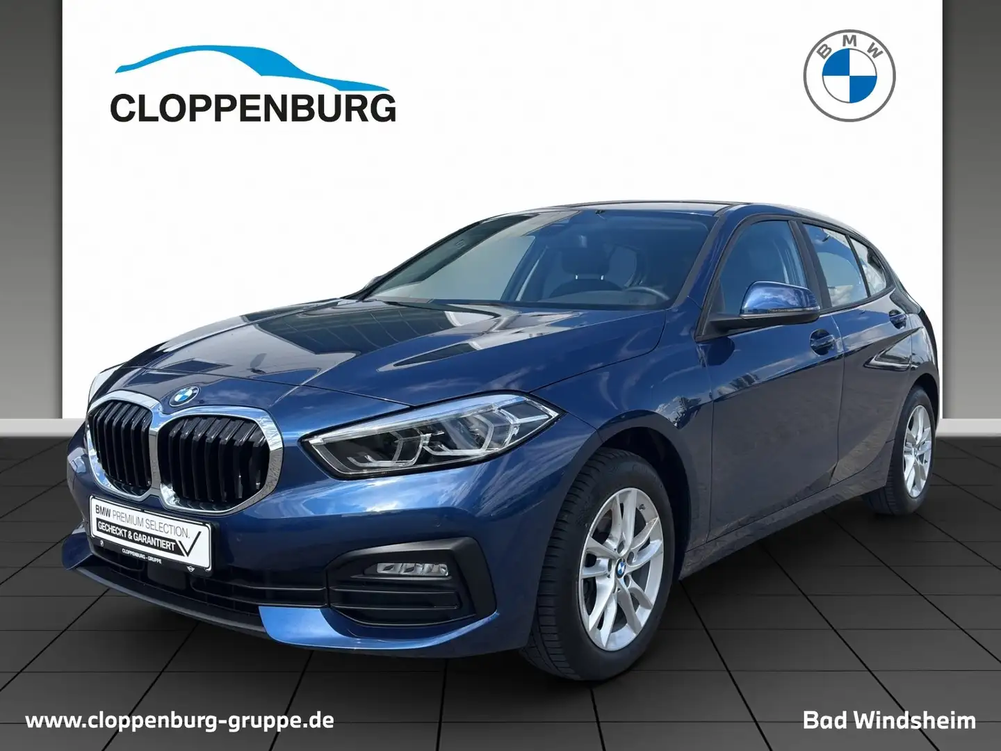 BMW 118 i Hatch Navi HiFi DAB LED WLAN Tempomat Blau - 1