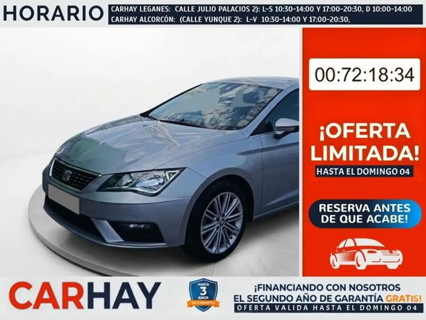 SEAT Leon 2.0 TDI 110kW DSG-7 S&amp;S Xcellence Ed Pl Gris - 1