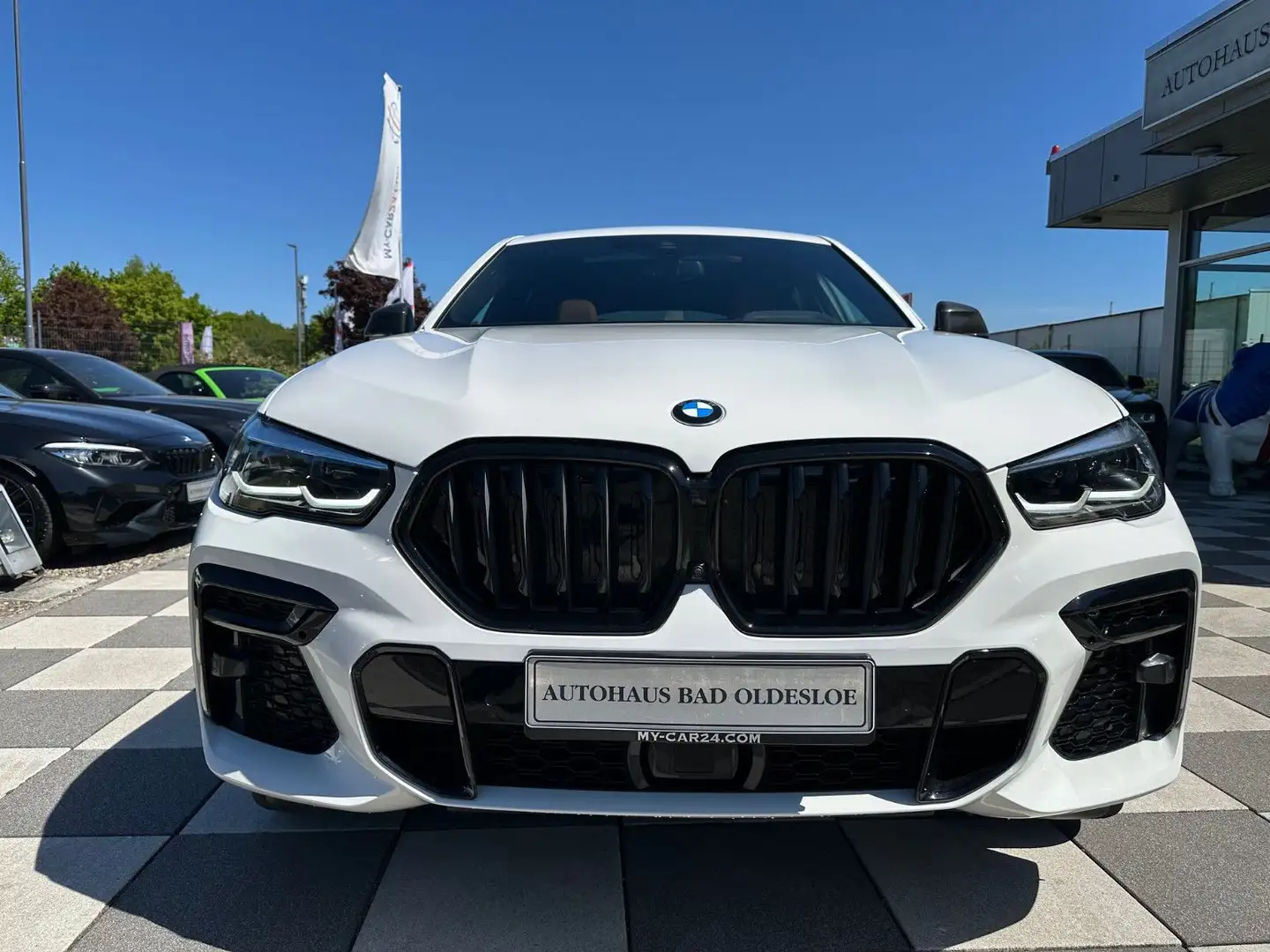 BMW X6 30 d M Sport+M Carbon+IconicGlow+Panorama+22" Blanc - 2