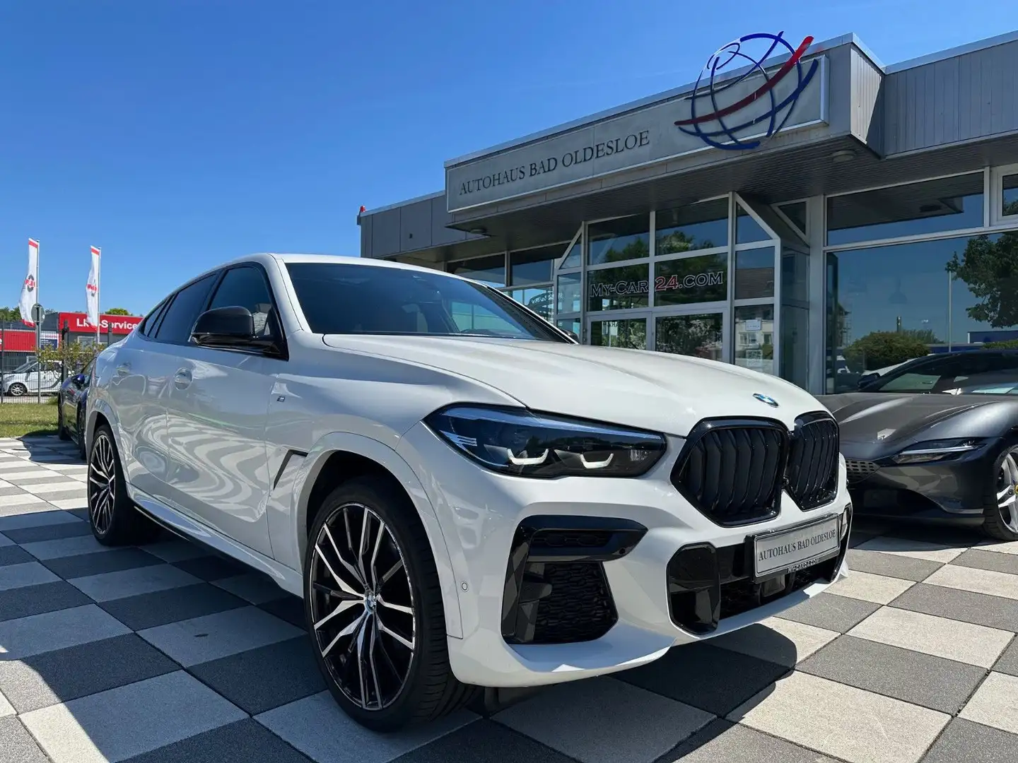 BMW X6 30 d M Sport+M Carbon+IconicGlow+Panorama+22" Blanc - 1