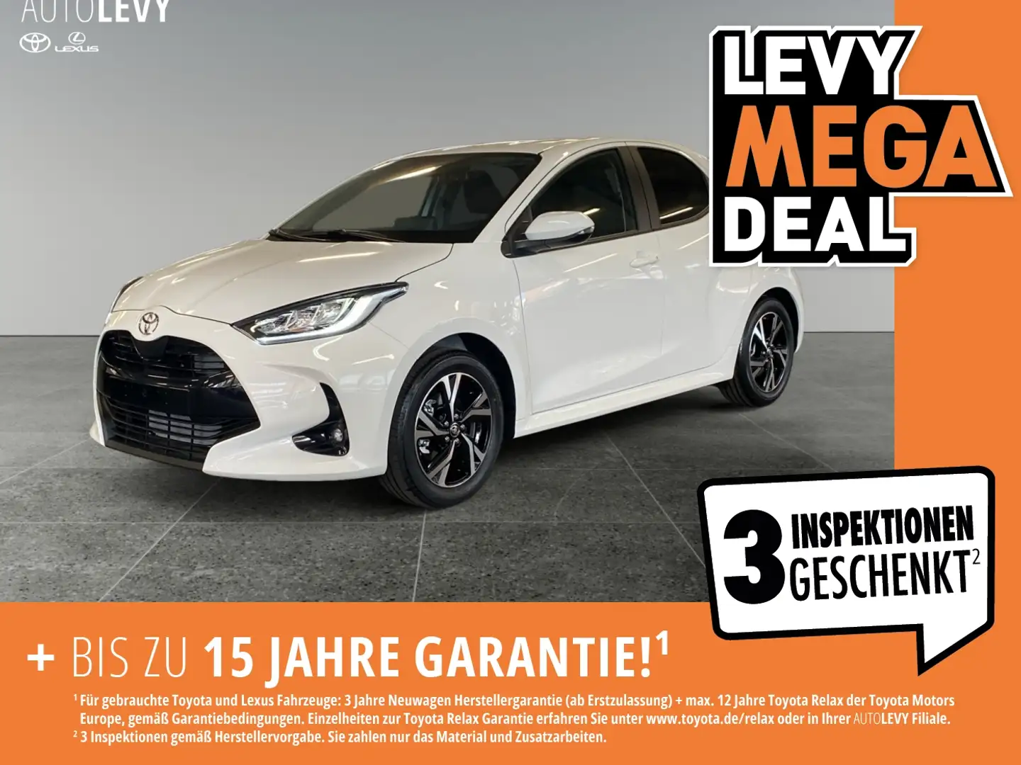 Toyota Yaris 1.5 Hybrid Teamplayer Bílá - 1