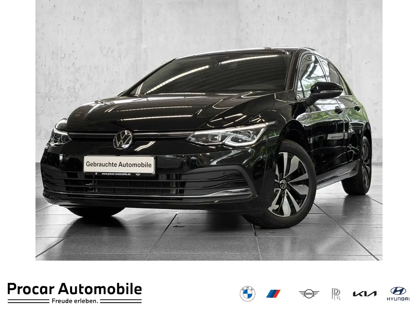 Volkswagen Golf VIII Lim. Pano ACC HuD RFK LED Shz Navi AHK Negro - 1