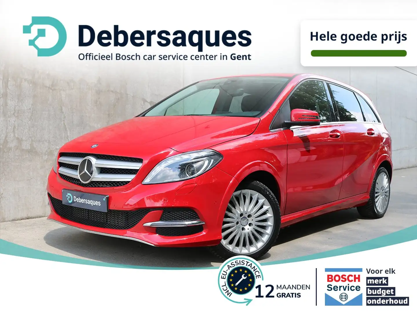 Mercedes-Benz B 200 NATURAL GAS - PSENS + CAM - ZETELVERW - NAVI Rot - 1