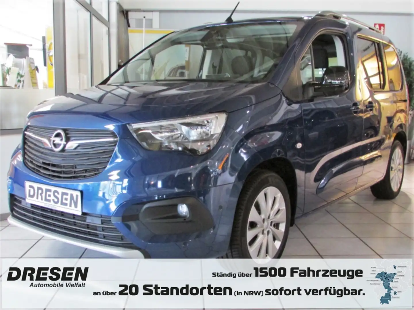 Opel Combo Life E 1.5 D Ultimate*Panoramadach*Sitzheitzung*PDC V/H Blau - 1