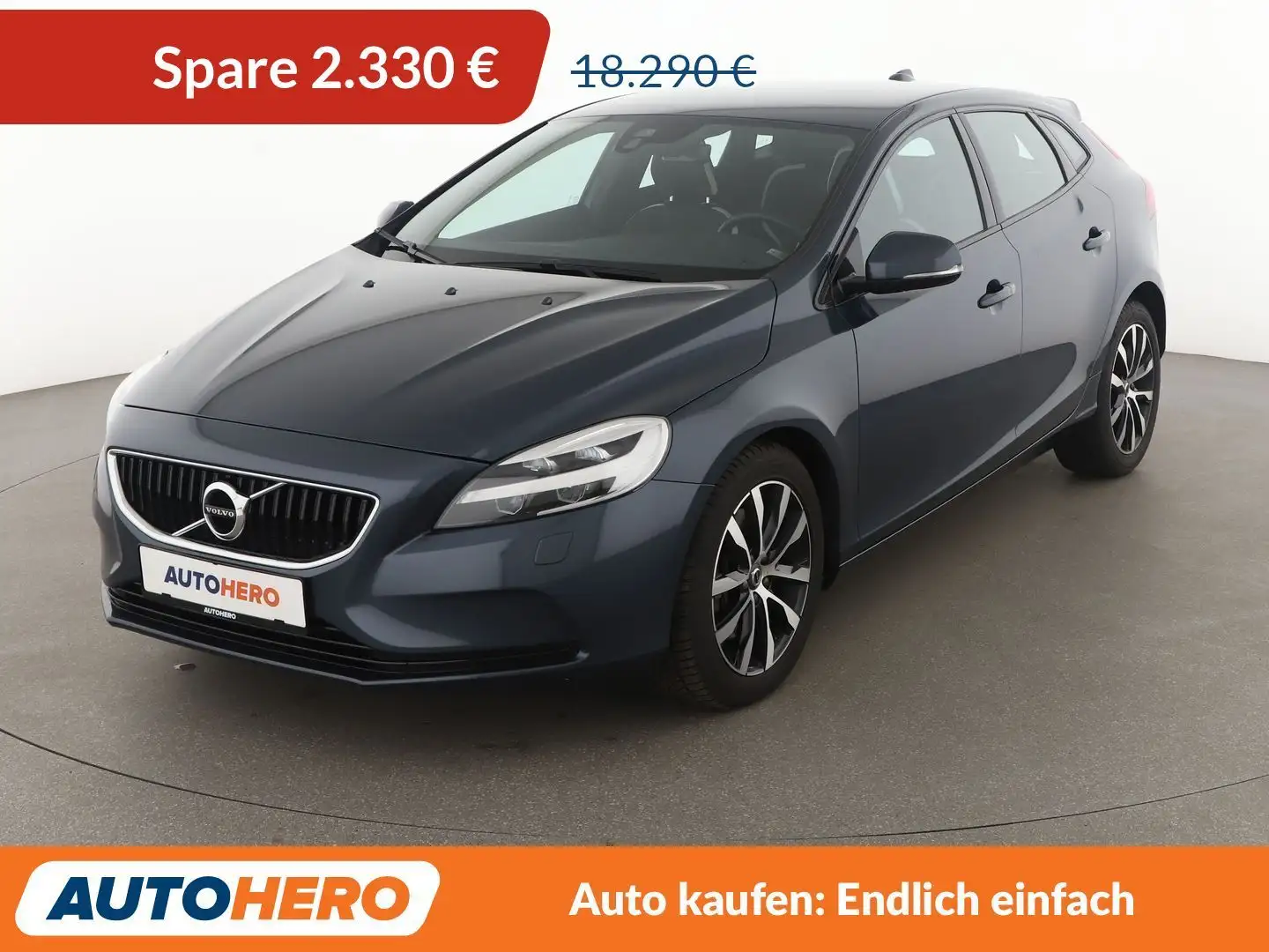 Volvo V40 2.0 D3 Linje Svart Aut.*LED*NAVI*TEMPO*PDC*SHZ* Blau - 1