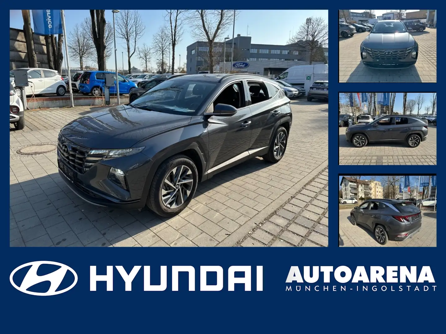 Hyundai TUCSON 1.6 CRDi Select Allrad Automatik Navi Grigio - 1