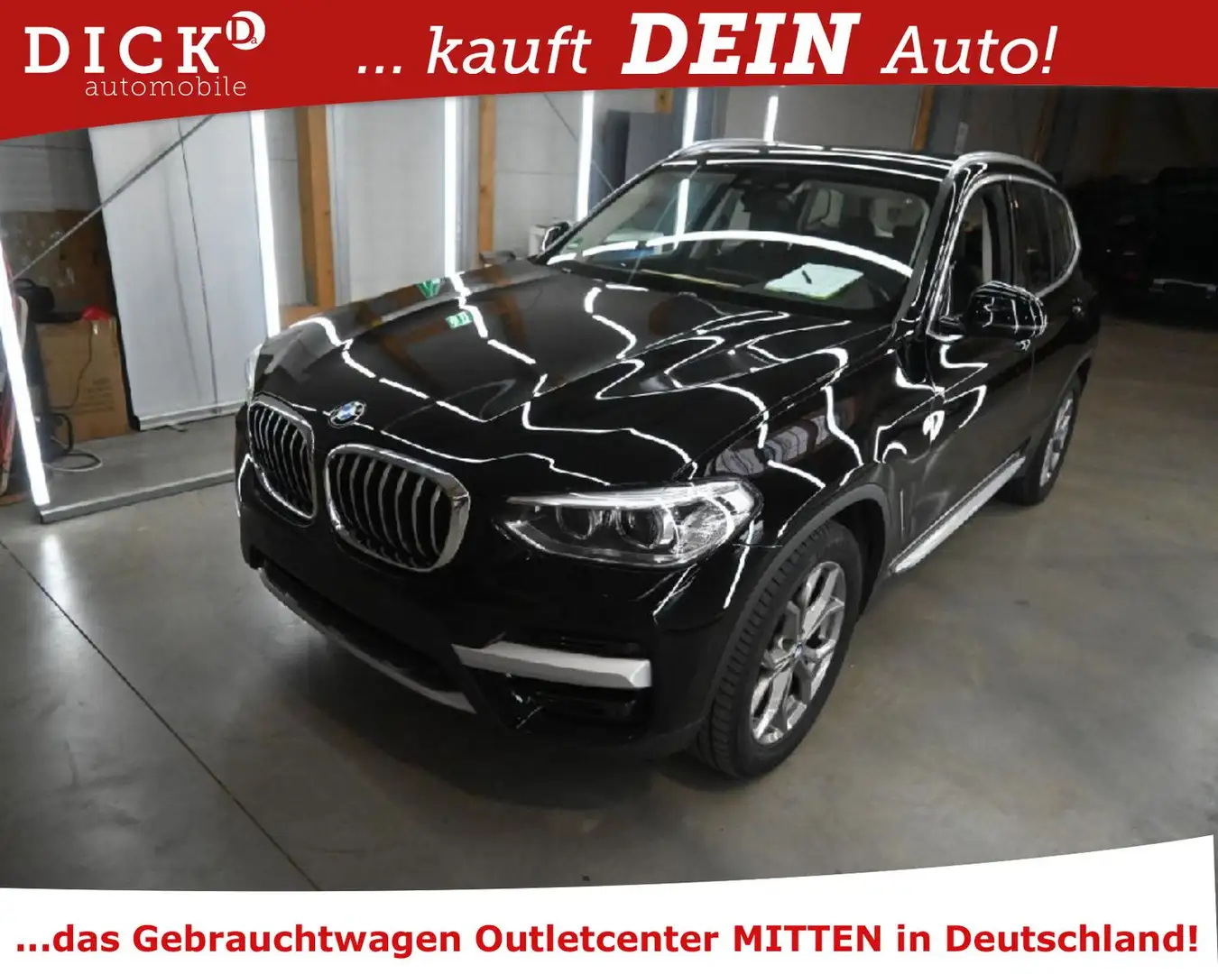 BMW X3 xDr. 20d Aut. xLine LED/NAVI/SHZ/DAB/8Fa Noir - 1