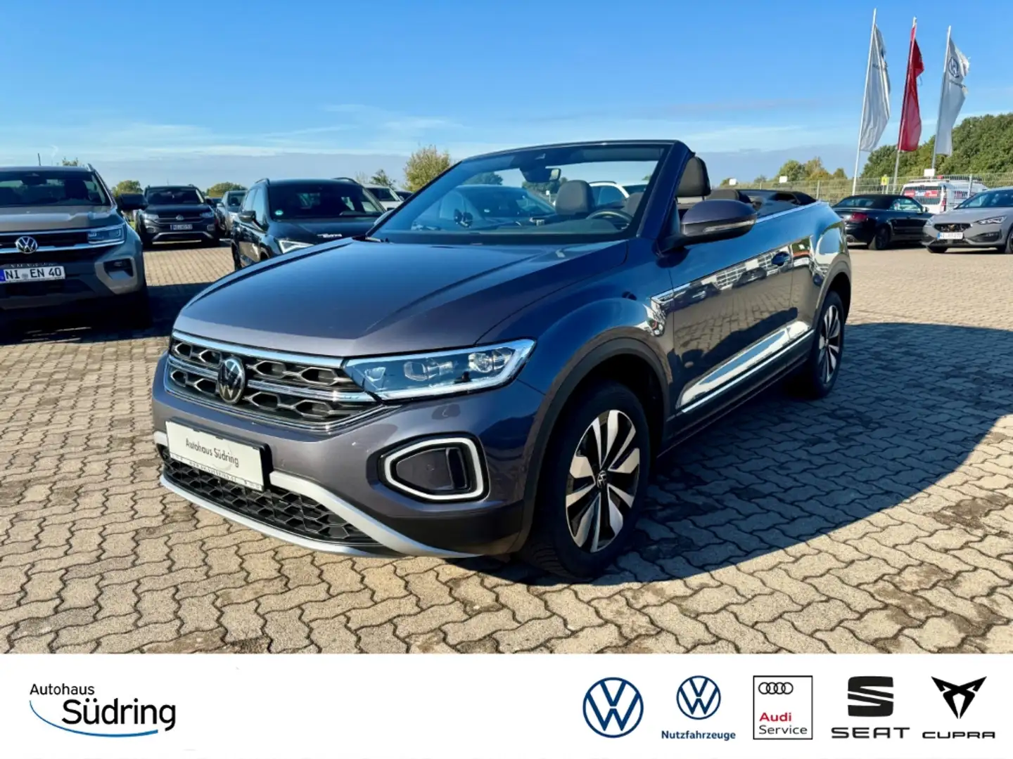 Volkswagen T-Roc Cabriolet 1,5TSI Move beats LED AppConnect Grau - 1