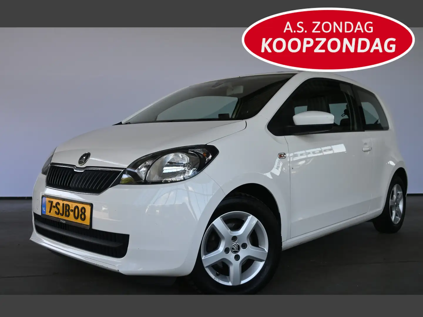 Skoda Citigo 1.0 Greentech Sprint Airco Cruise control Navigati Wit - 1