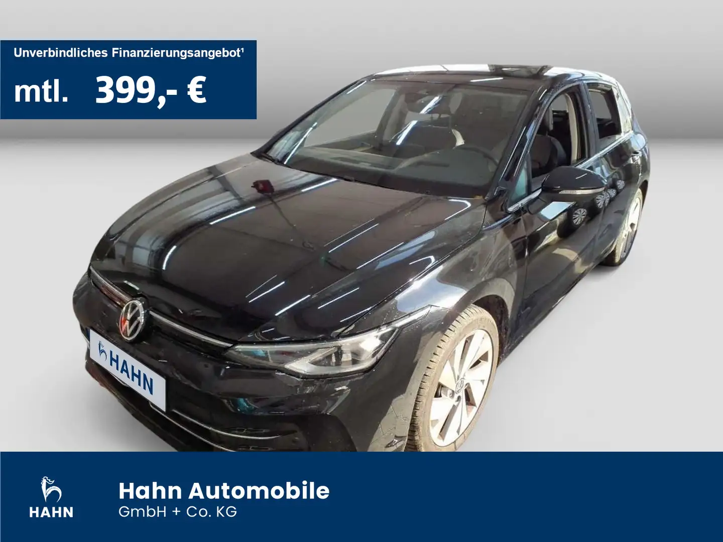 Volkswagen Golf VIII 1.5eTSI DSG Style AHK Cam HuD LED+ Nav Schwarz - 1