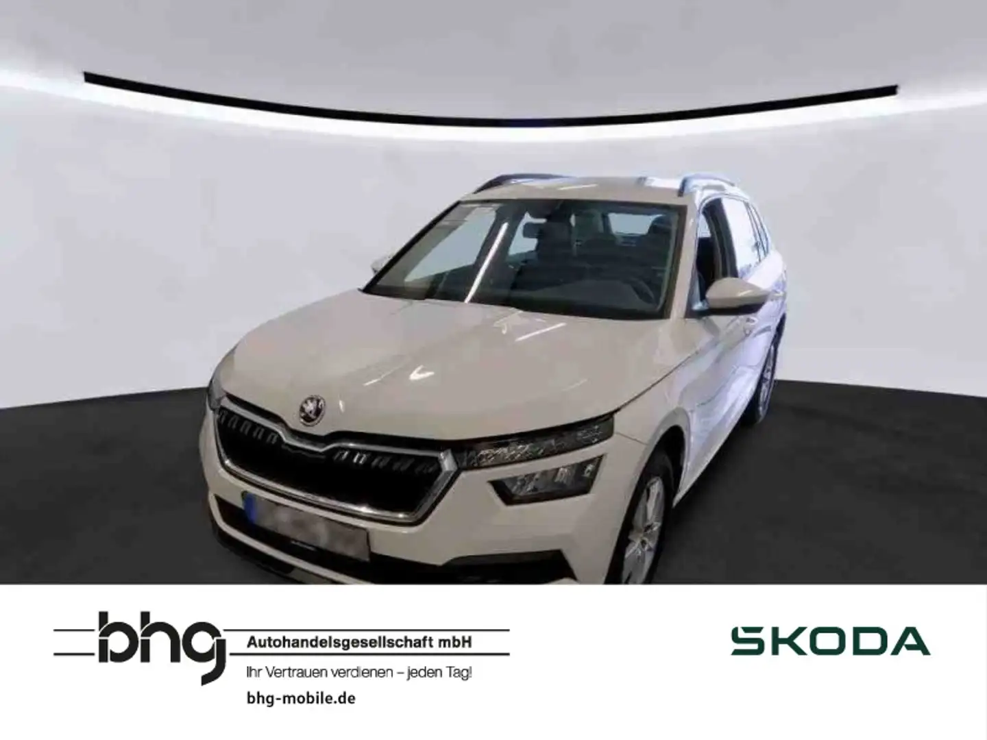 Skoda Kamiq 1.6 TDI DSG Cool & Sound SmartLink Sitzhzg Blanc - 1