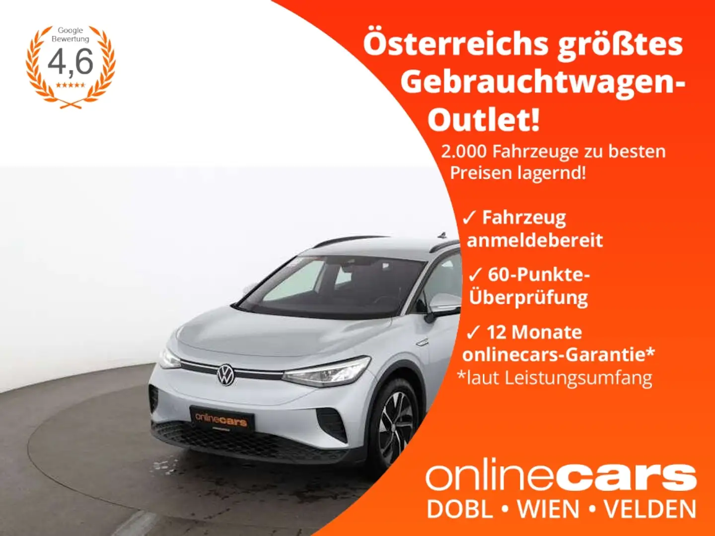 Volkswagen ID.4 Pro Performance Life 77kWh Aut LED RADAR NAV Argent - 1