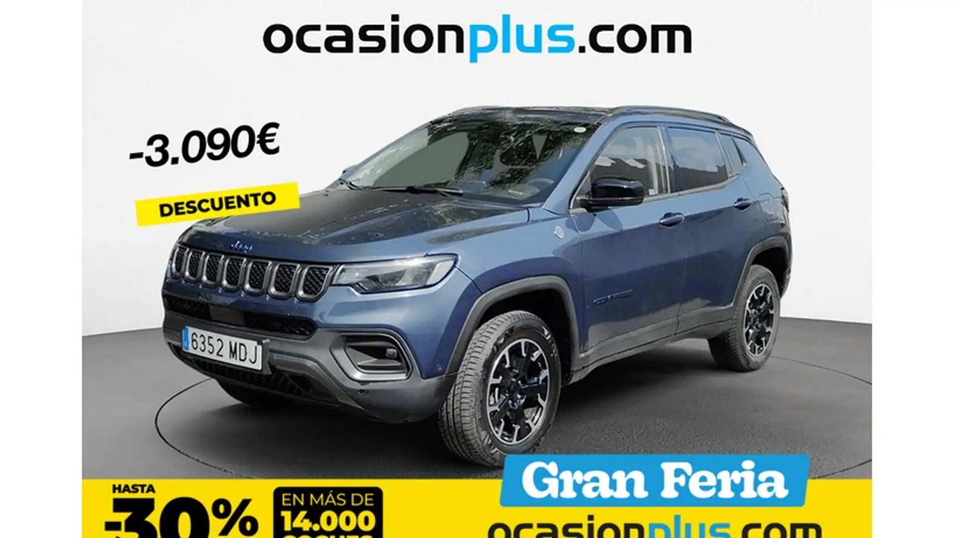 Jeep Compass 1.3 PHEV Trailhawk EAWD Aut. 240 Azul - 1