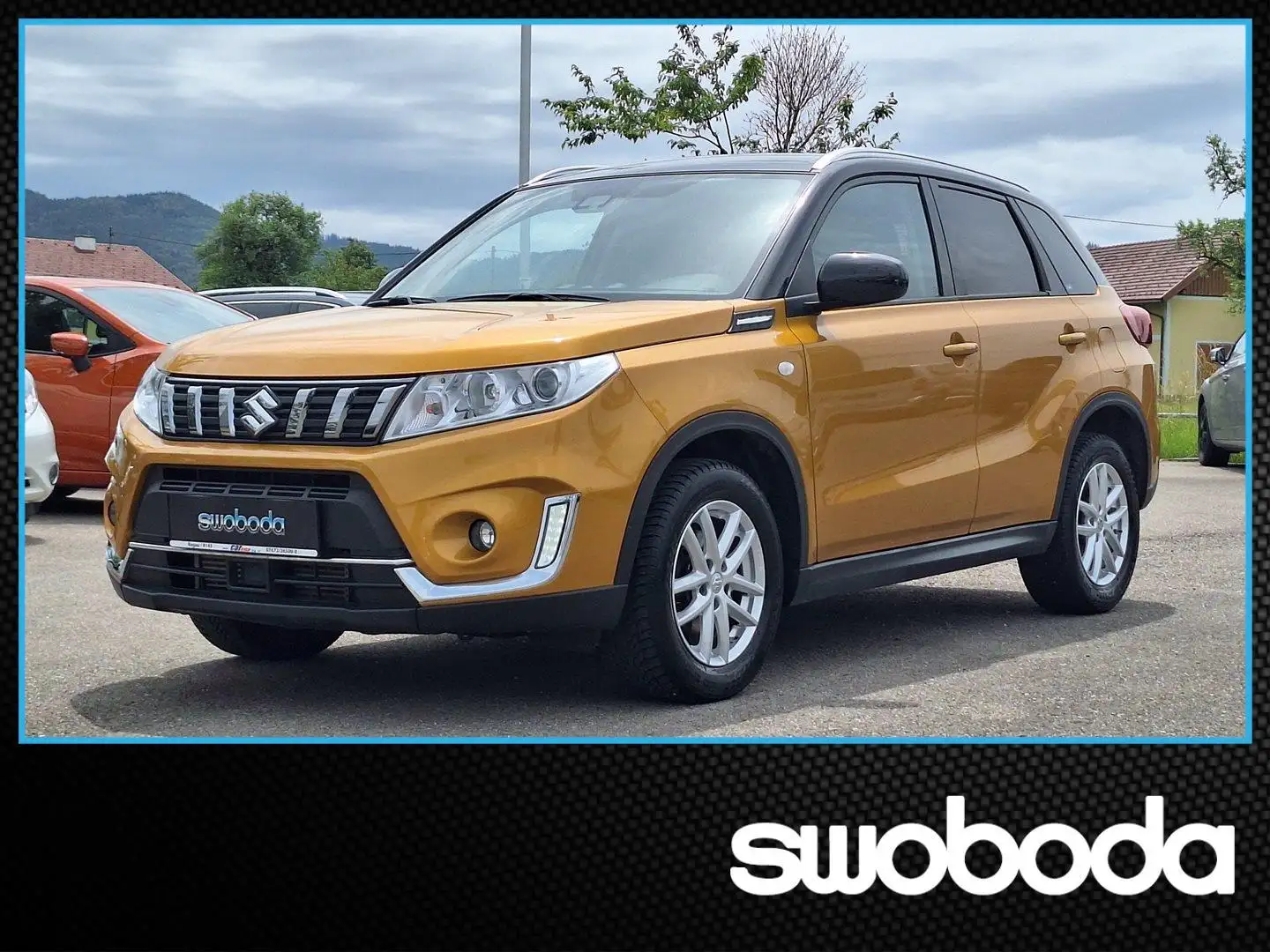 Suzuki Vitara 1,0 DITC Allgrip Shine Aut. *8-Fach* *AHK* Gelb - 1